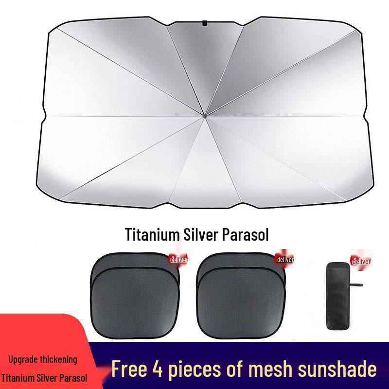 Car Windshield Sunshade Umbrella - Heat Insulation and Folding Cover
