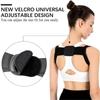 Breathable Adjustable Posture Corrector Invisible Breathable Shoulder Support Belt Back Straightener Neck Support