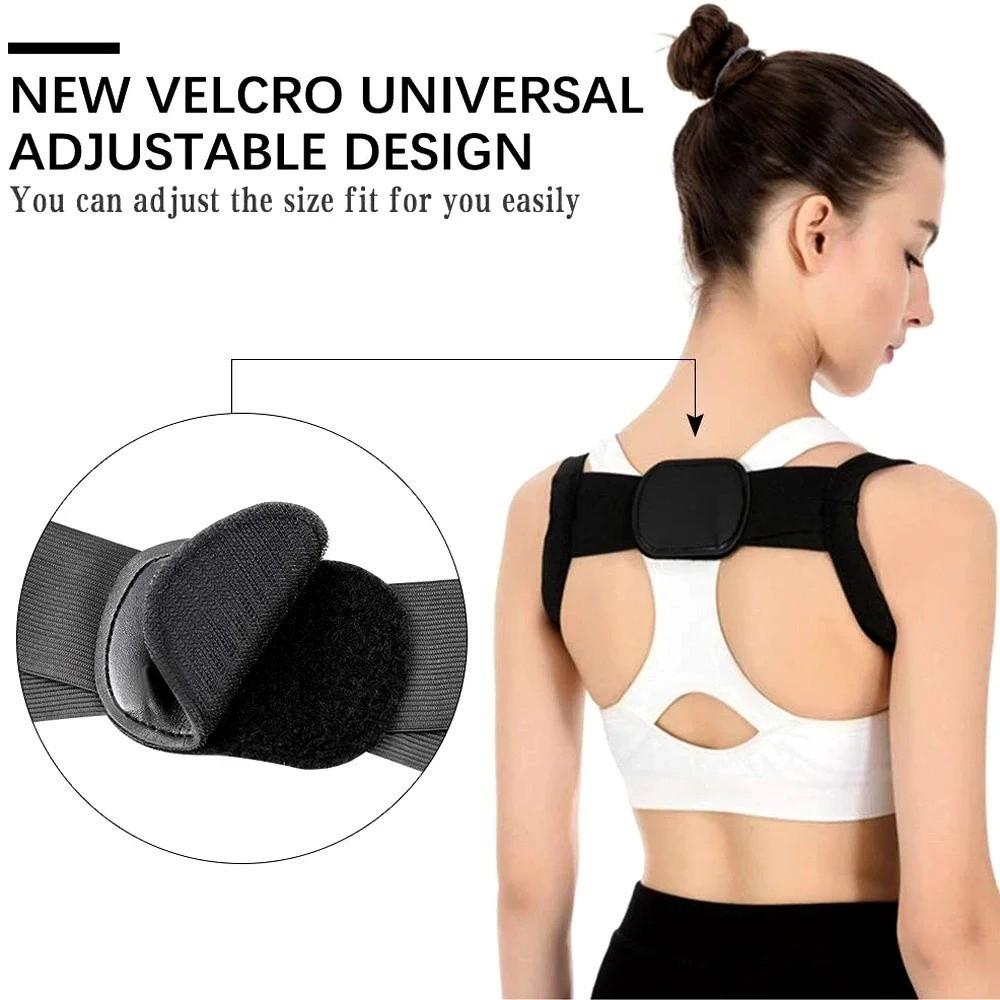 Breathable Adjustable Posture Corrector Invisible Breathable Shoulder Support Belt Back Straightener Neck Support