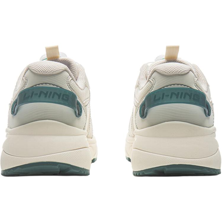 Li Ning Kids Comfortable Versatile Non-Slip Durable Low-Top Casual Shoes Kids sneaker Beige YKCU228-1