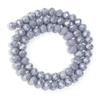 3/4/6/8/10mm Austria Faceted Crystal Beads Grey Porcelain Glass Loose Spacer Beads For Jewelry Making DIY Bracelets Necklace
