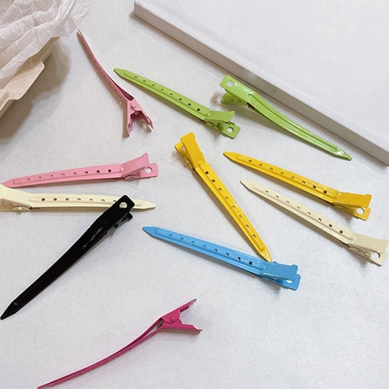 Hair Duckbill Clip Colorful Hair Clip Hair Clamps Cute Hair Catch Easy Simple Barrettes Adornment Hairpin for Girl