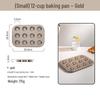 Non-stick Carbon Steel Muffin & Cake Mold (4/6/9/12 Cups)