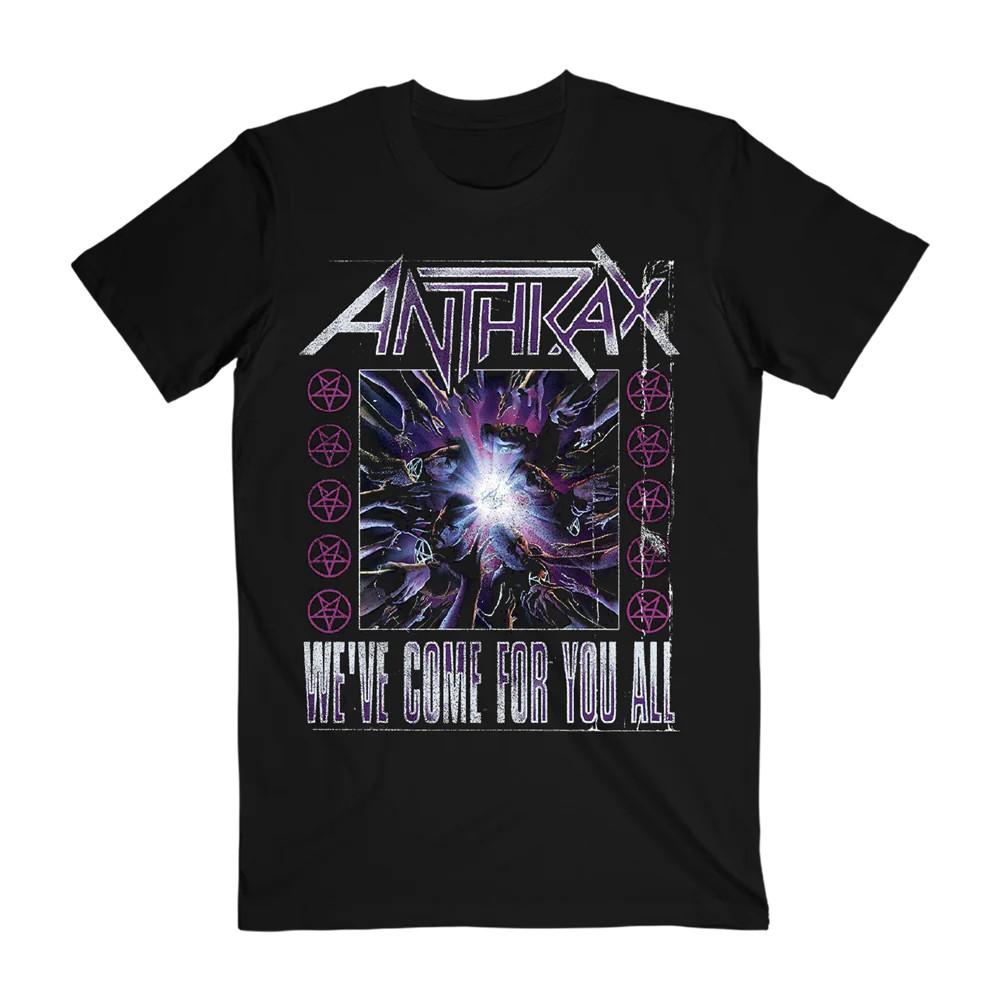

Rare ANTHRAX We ve Come For You Show T-shirt S-234XL shirt A487 L