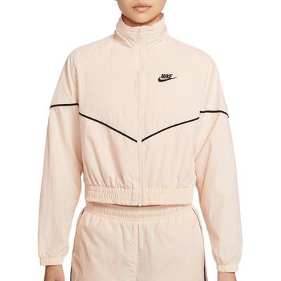 Speed As W Nsw Nk Wr Wvn Stand Collar Zip Long Sleeve Jacket Women Jackets IM8028-103