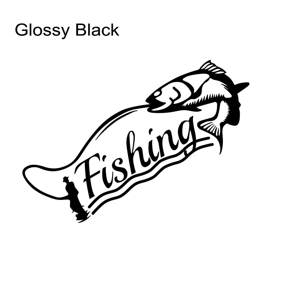Funny Car Stickers Fishing Hunter For Car Truck SUV Ship Windshield Window Auto Body Creative Decor Accessories Vinyl Decals