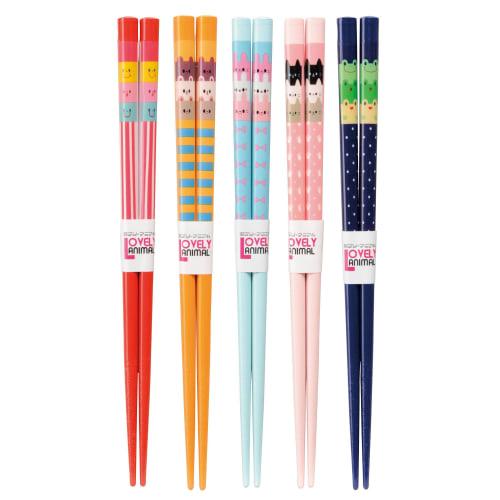Kawai "Correct Chopsticks for Correct Chopstick Holding" Made In Japan, Animal Club Cat, 18cm, 104973