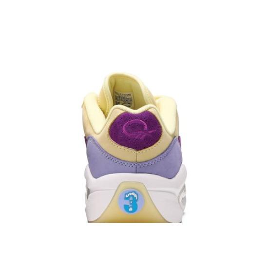 Reebok BBC Ice Cream X Question Low 'Yellow Lilac Glow' G55351 Men's Shoes