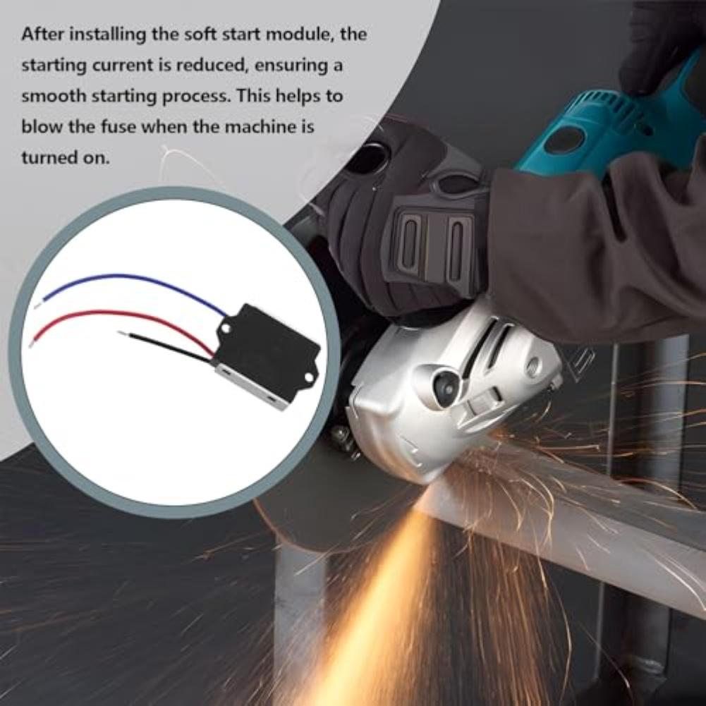 Soft Start Module For Power Tools Reduce Startup Current & Extend Tool Steel Cutting Slotting Machine Start Switch Accessories