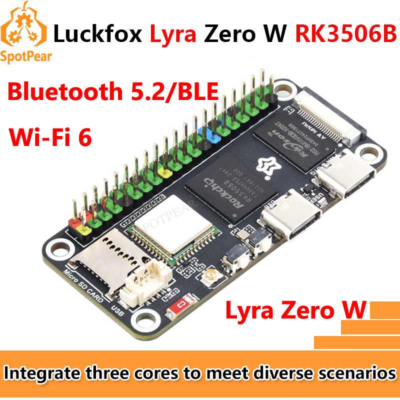 Luckfox Lyra Zero W RK3506B Rockchip Linux Board For MIPI/DSI Display Size compatible with Raspberry Pi Zero