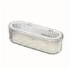 1pc Transparent Makeup Brush Organizer with Lid Cosmetic Brush Storage Box Dustproof Holder for Home Kitchen Chopsticks