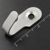 Practical Set Of 10 Metal Hook Easy Install Hangers Perfect For Entryway Bathroom Closet Organization And Storage