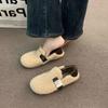 Mao Mao Shoes Women's New Autumn and Winter Two Wear Velvet Bean Shoes Mary Jane Shoes Gentle Furry Cotton Shoes