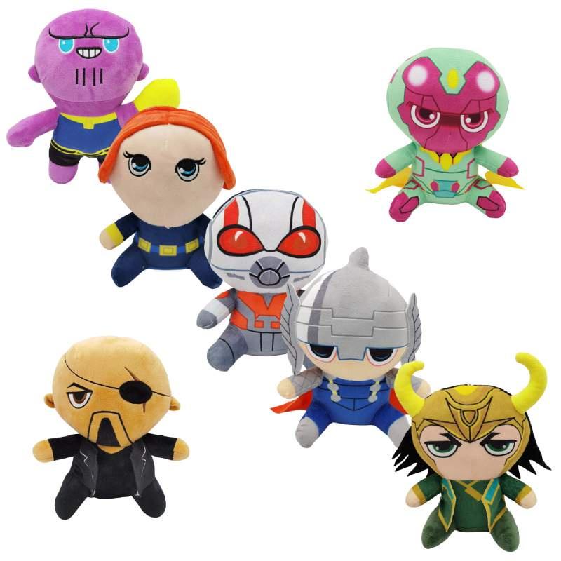 Avengers Plush Toy Set With Ant-man, Iron Man, Loki, Thor, And More!