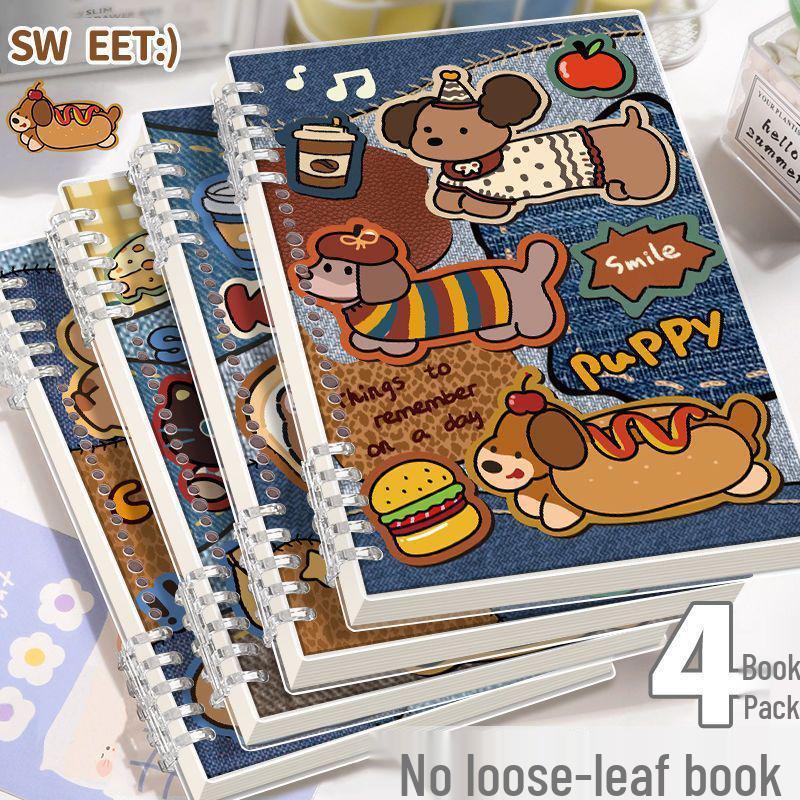 Yüksek Değerli Kot Öğrenci Gevşek Yapraklı B5 Çıkarılabilir Halkalı Defter - Ekstra Kalın