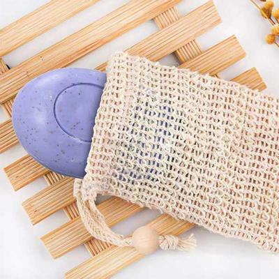 5pcs Exfoliating Soap Bag Natural Soap Saver Pouch Bag for Shower Reusable Bath Soap Bags with Drawstring Bubble Foam Pocket