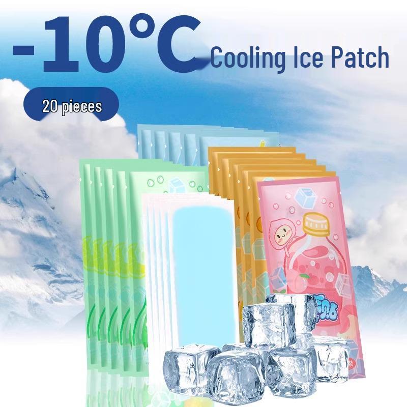 Cooling Patch for Heatstroke Prevention: Multi-Purpose Ice Patch for Military Training, Summer Heat Relief, and Mobile Phone Cooling
