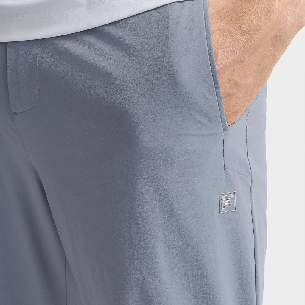 Fila Classic Casual Versatile Soft Breathable Stretch Minimalist Straight Leg Knit Sports Pants Men Bottoms White F11M533801F-BU