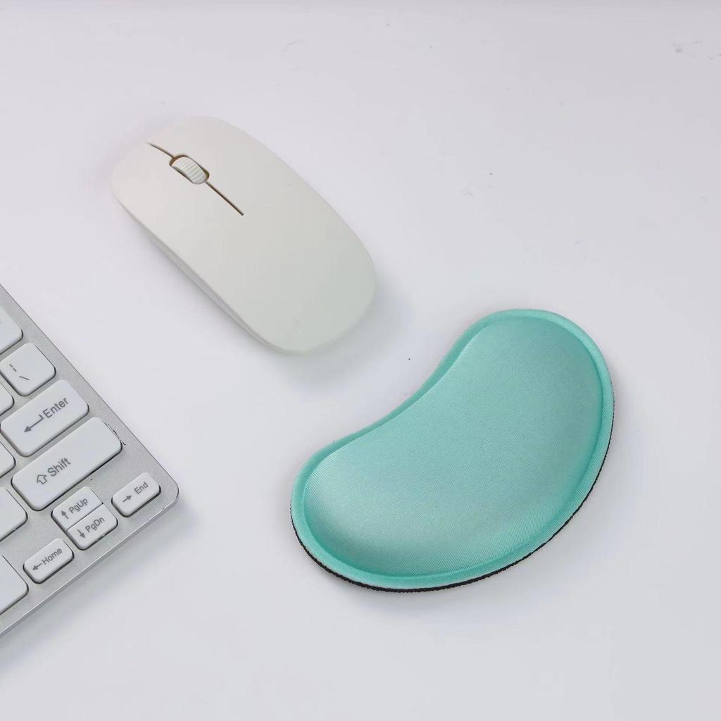 Gummi Maus Handgelenkstütz-Set - Rutschfest, Bequemes Hand- und Handflächenpolster für Büro-Tastatur