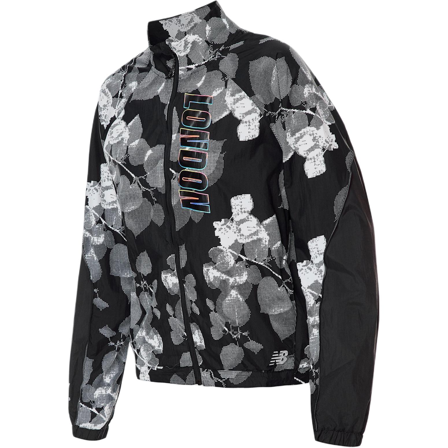 New Balance London Edition Jackets Women s Black Stand Collar Moderate Other WJ31265D-BM L