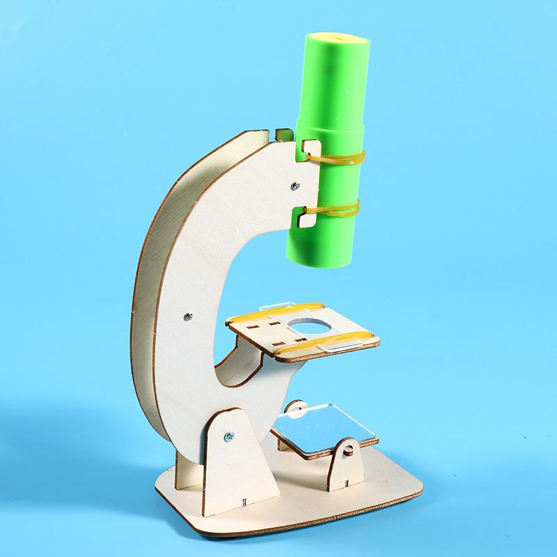 1 Set Diy Science Experiment Kit & Education Model Diy Microscope Toy Physics Science Toys For Children Gift