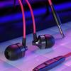 Wire Earphone 3.5mm Interface Computer Phone Line Control In-ear Type Headphone Headset