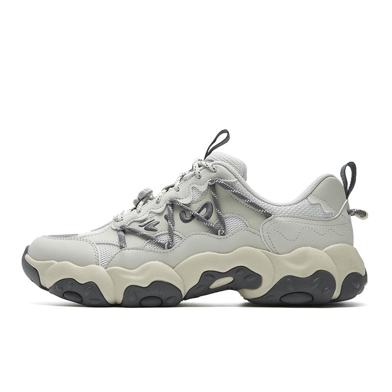 FILA FLUID 6 Cushioning Abrasion Resistant Coverage Lightweight Low top Chunky Sneakers Men's Gray F12M612137FSW