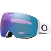 Oakley Sunglasses OO7064 MATTE WHITE ICED IRIDIUM FLIGHT DECK M FRAME/PRIZM (frameless)