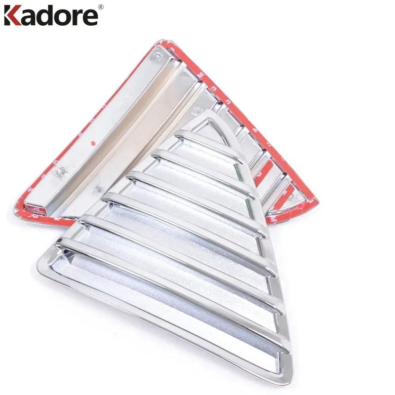 For Ford Focus 2012 2013 2014 2015 Chrome Car Front Grille Grills Cover Trim Head Triangle Grill Frame Trims Accessories