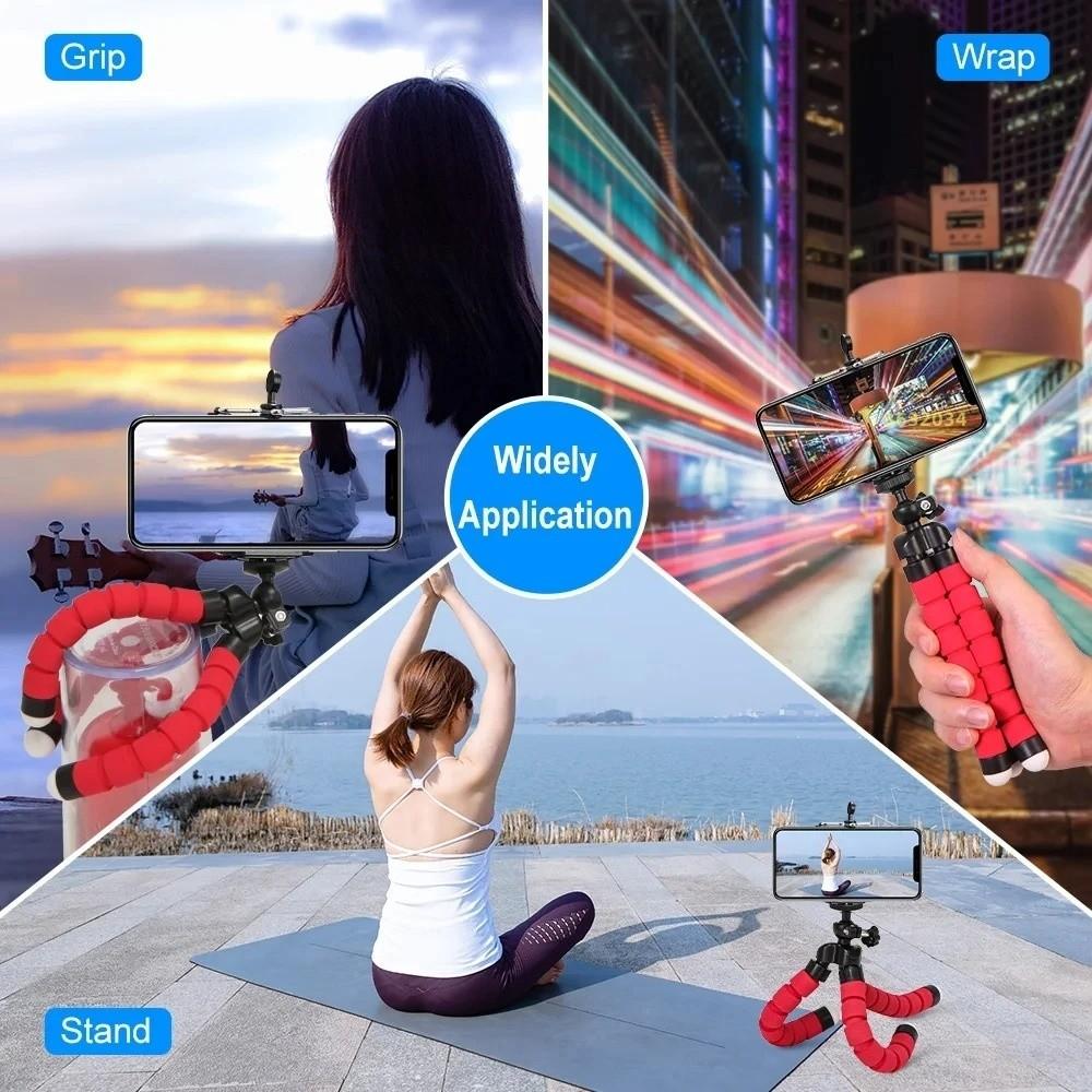 Non-slip Smartphone Tripod Compact Portable Accessory Holder  Daily Mobile Use