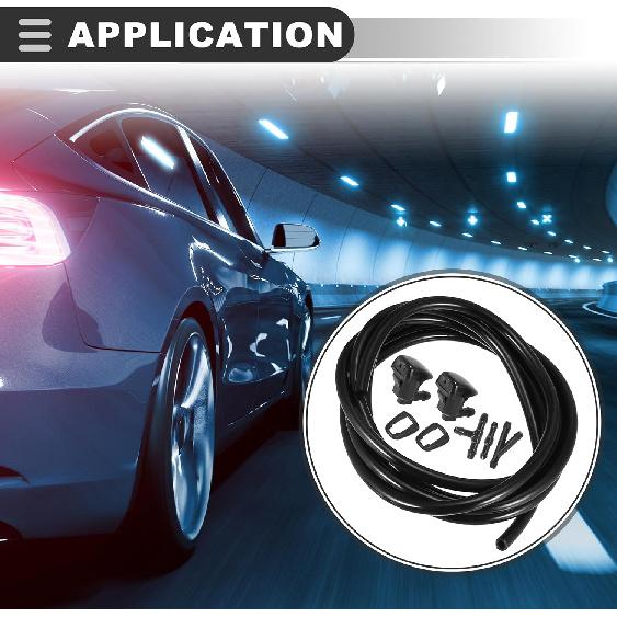 

Motoforti 8pcs Front Windshield Wiper Nozzles Jet Kit for Chevrolet Malibu 2008-2012 for Saturn Aura 2007-2009 for Pontiac G6 2005-2010 with