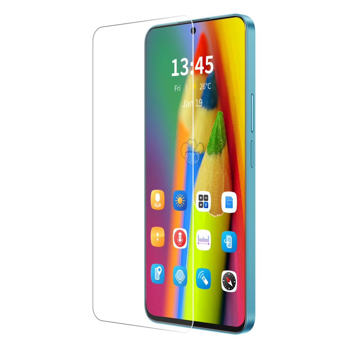

ENKAY HAT PRINCE For Xiaomi Poco X6 5G Screen Protector High Aluminum-Silicon Glass Film 9H Hardness Type A