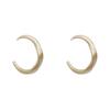 Elegant Korean C-Shaped Metal Stud Earrings for Women - Light, Luxurious, Versatile, and Stylish Ear Jewelry