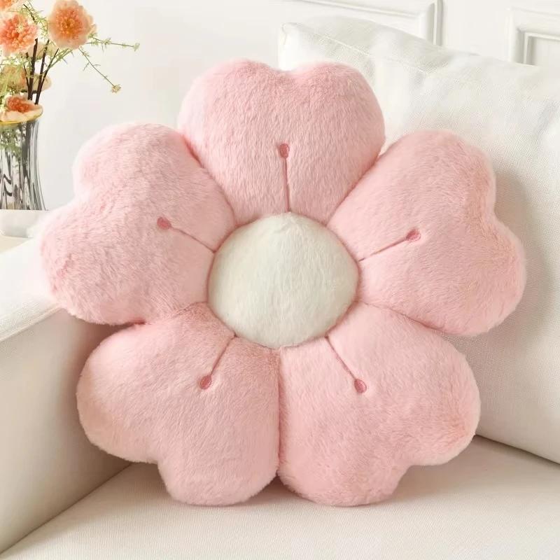 

Flower-Shaped Plush Throw Pillow - Comfortable And Cute Mattress And Sofa Decor Cushion, Chair Cushion Floor Cushion