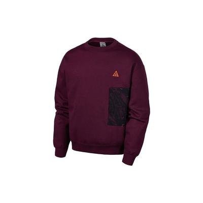 ACG Crew Patchwork Sport Pullover Sweatshirt Men Tops Midnight-Chestnut CZ5103-643