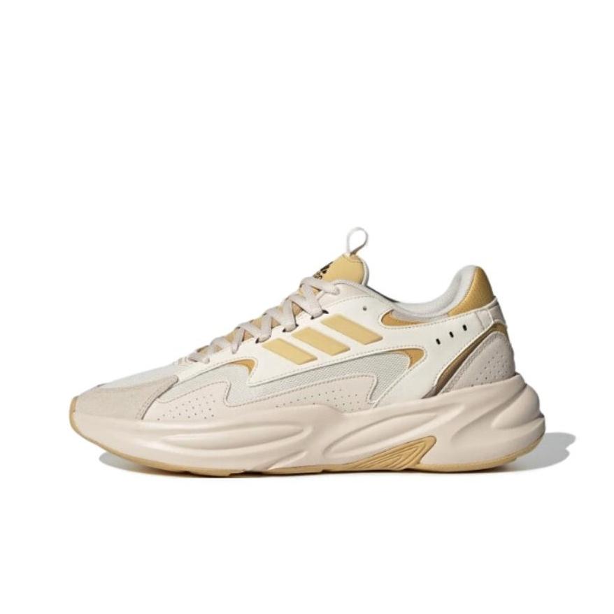 Adidas Ozwave Soft Comfortable Non-Slip Wear-Resistant Low-Top Dad Shoes Unisex Sneaker Ivory JR3198