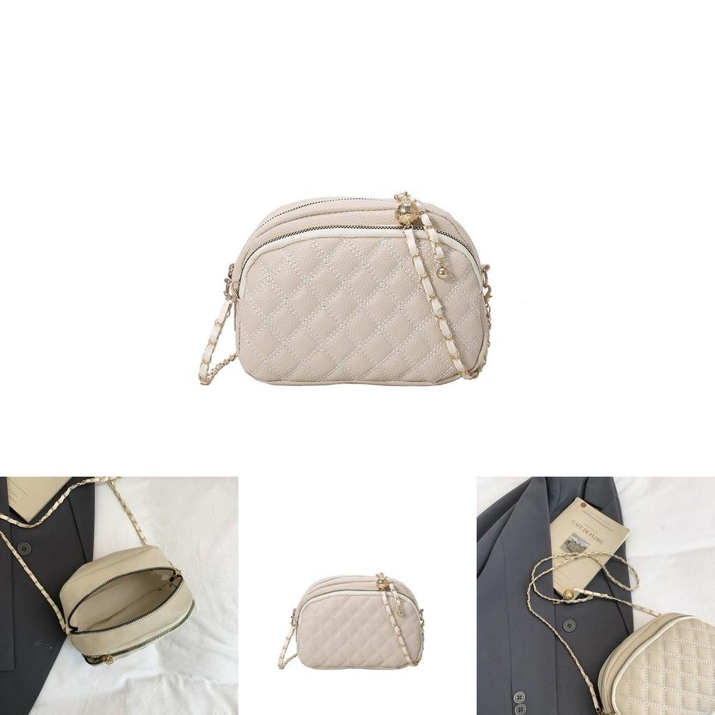 Pu Small Square Bag With Chain Strap For Daily Streetwear Fashion