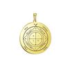 Dawapara Pentacle of Saturn Solomon Accessories Attracting Money Business Talisman Pendant for Necklace Stainless Steel Jewelry