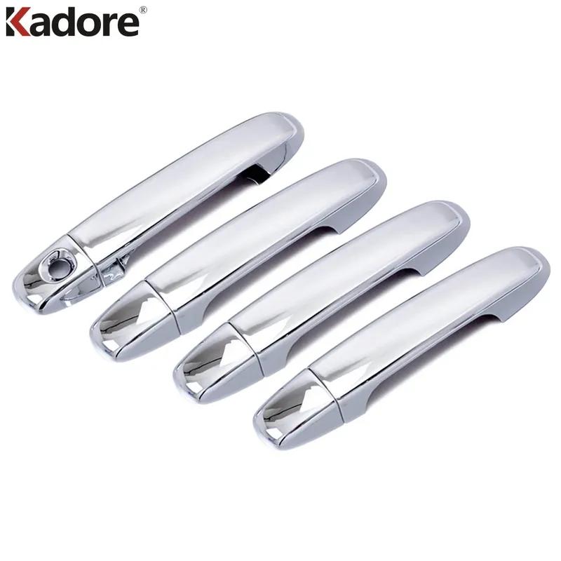 Door Handle Cover Trim For Toyota Camry 2012 2013 2014 Chrome Car Side Door Handles Catch Cap Covers Overlay Accessories