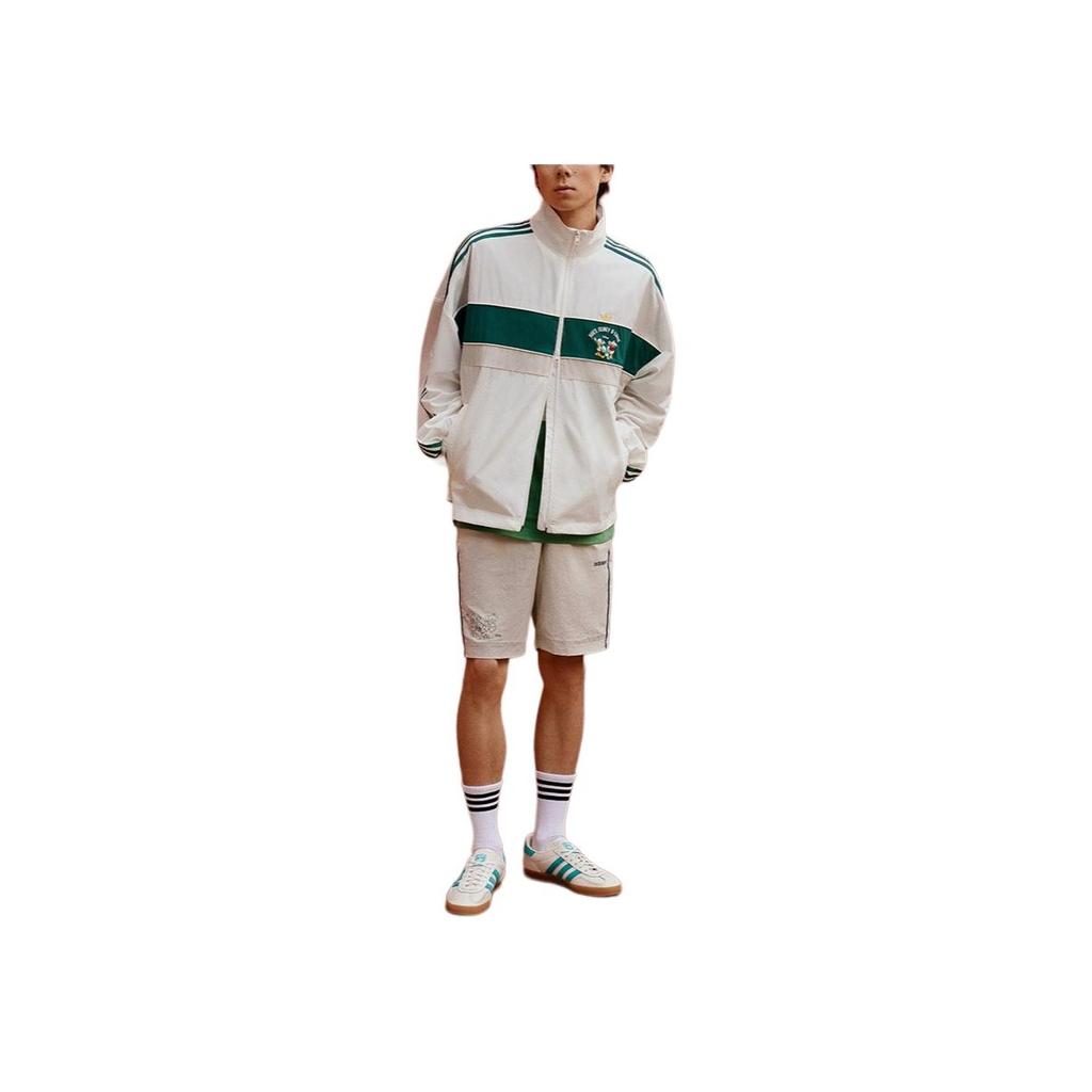 adidas Giacca Sportiva Classica X Disney con Stampa a Righe Giubbotti Unisex Bianco JP1418