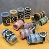 15pcs/set Cans Packaging Hair Ties Braided Twisted Rubber Bands New Elastic Hair Band