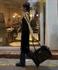 Macoi Leather Classic Long Handle Big Shoulder Bag [Black]