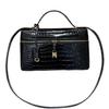 Alligator Grain Cowhide Lunch Bag 2025: Trendy Women's Crossbody & Handheld Shoulder Bag