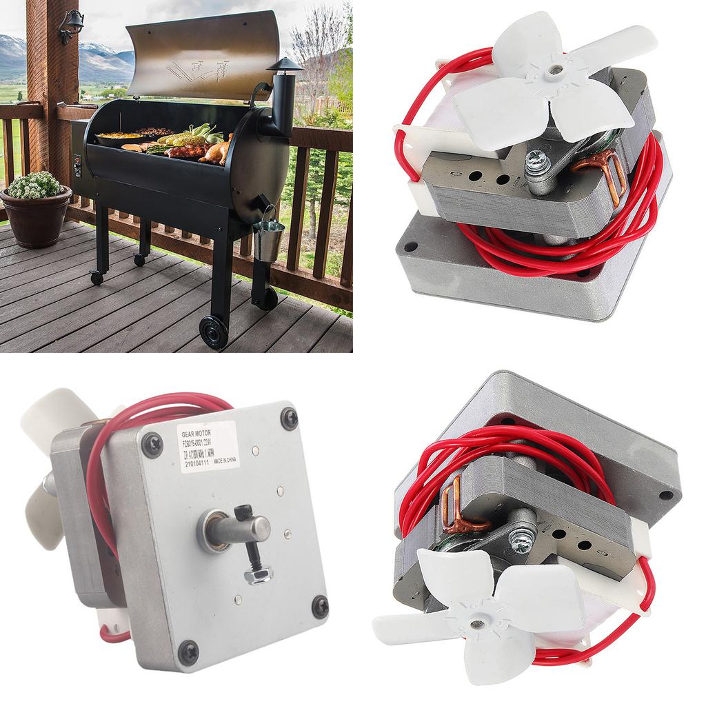Heavy Duty Grill Auger Motor Replacement Versatile 120V Grilling Auger Motor Parts Compatible with Leading Smoker Models