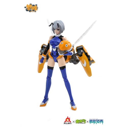 Doyusha NUKE MATRIX B.E.E. Ruri 1/12 Scale Pre-Colored Plastic Model Kit, Approximately 160mm Tall