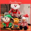 Brinquedo de Pelúcia Animal de Natal Papai Noel Rena Boneco de Neve Para Crianças Presente de Feriado