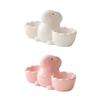 Cuteness Rabbit Shape Eggs Cups Safety Boiled Eggs Holder Kitchen Accessary Perfect for Adding Fun To Breakfast Time