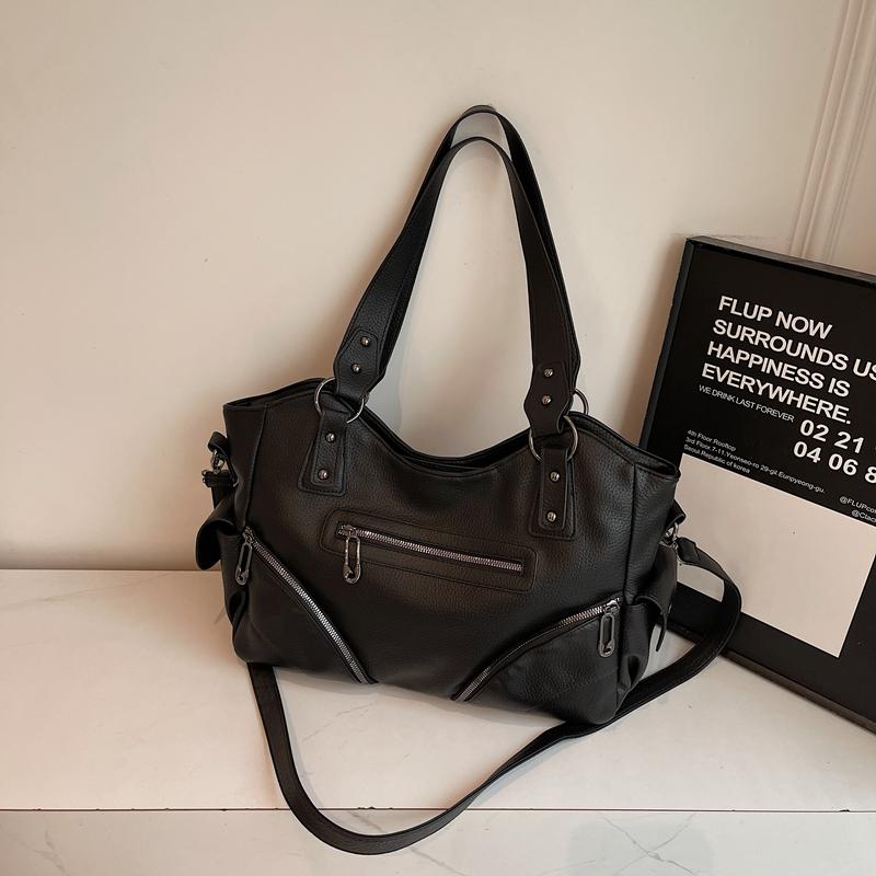 Torba PU Tote o Dużej Pojemności Damska Torba na Ramię