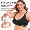Übergröße Vollschalen-Dünn-BH, Seitenformende Anti-Achselfett-Formende Lingerie für Frauen mit großer Oberweite