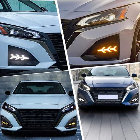 for 2023-2025 Nissan Altima LED Daytime Running Light Fog Lamp Turn Signal Light
